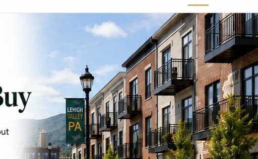 Multifamily property on a Lehigh Valley street